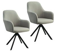 Lot De 2/4 Housses De Chaise Extensibles Pour Bureau, Ordinateur, Pivotante - Universelles, Avec Accoudoirs, Amovibles Et Lav[F233]