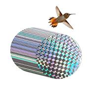 Lot de 2 (40 pièces) autocollants anti-collision pour fenêtre pour empêcher les oiseaux de frapper les fenêtres Disques ronds collables Réflecteurs d'oiseaux Effrayeur