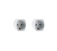 - Lot de 2 adaptateurs Allemagne/France Schuko