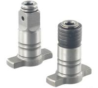 Lot de 2 adaptateurs d'arbre de clé électrique sans balais 18 V - Embout de tournevis hexagonal à changement rapide avec roulement à billes à ressort pour mandrin de perceuse, convertisseur de douille