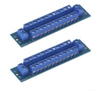 Lot de 2 adaptateurs de bornes sans soudure KF301-5,0 mm, matériau FR-4