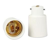 Lot de 2 adaptateurs douille B22 vers E27 FISHTEC, blanc, 100W