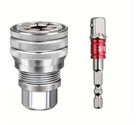 Lot de 2 adaptateurs de douilles réglables 10-19 mm, convertisseur de clé multi-tailles pour cliquet et visseuse à percussion