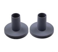 Lot de 2 adaptateurs de filtre de piscine gris et bleu, 63,5 cm, pièces de rechange pour connecteur de piscine, raccord de tuyau de piscine hors sol et entrée (2-gris)