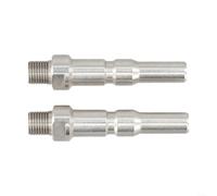Lot de 2 adaptateurs de nettoyeur haute pression en métal robuste avec filetage interne de 6,35 mm pour K-Set, compatible avec les pièces de nettoyeur haute pression Nilfisk et KEW