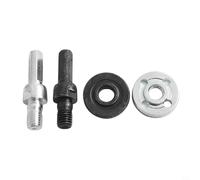 Lot de 2 adaptateurs de perceuse électrique vers meuleuse d'angle | Convertisseur de tige de connexion de 10 mm pour coupe, meulage, polissage | Accessoires de foret en acier pour perceuses sans fil
