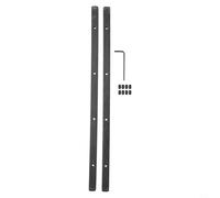 Lot de 2 adaptateurs de rail de guidage en métal pour coupes droites P | Construction en métal, résiste à l'usure, alignement précis, s'adapte à plusieurs tailles de rail, coupes longues