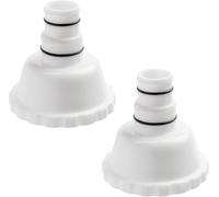 Lot de 2 adaptateurs de skimmer pour piscine RP/RX - Accessoire de rechange pour piscine Summer Waves - Raccord de tuyau de 3,2 à 3,8 cm - Pour piscine hors sol