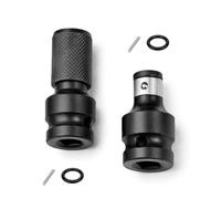 Lot de 2 Adaptateurs d'Embouts pour hocs, et Visseuse, Convertisseur 1/2 vers 1/4, Porte Embout Visseuse Haute Résistance pour Boulonneuse à Choc et Douille à Choc Bricolage et Mécanique