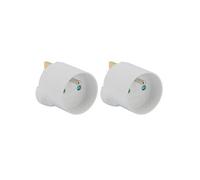 Zenitech - Lot de 2 adaptateurs France/Angleterre