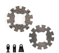 Lot de 2 adaptateurs universels pour lames de scie oscillante, lames de scie circulaire, adaptateur Star-Lock compatible avec Bosch/Fein/Makita Multimaster