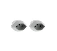 - Lot de 2 adaptateurs voyage Suisse/France - Blanc
