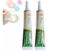 Lot de 2 adhésifs en silicone transparent pour réparation TPE | Colle flexible transparente à séchage rapide pour TPR, TPE, TPU, caoutchouc souple, modèle, travaux manuels