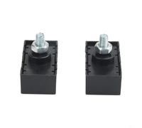 Lot de 2 aimants de fin de course pour réparation d'ouvre-porte, capteur noir résistant aux intempéries, compatibles avec diverses portes électriques