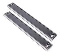 [Lot de 2] Aimants néodyme avec trou - Barre magnétique avec alésage - 100 mm - 2 trous - Aimant puissant force 40 kg - Barre plate - Aimant rectangulaire - en forme de parallélépipède à visser