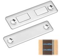 Lot de 2 aimants porte armoire ultra fin Loquet magnétique Ferme-tiroir autocollant Meubles/placard Cuneary