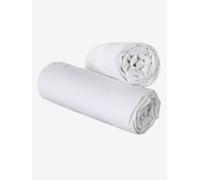 Lot de 2 alèses microfibre ultra absorbantes blanc 90X140