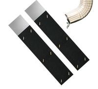 Lot de 2 amortisseurs de bruit réglables et portables pour gouttière | Silencieux de descente pour extérieur, cour, parc, maison, entreprise