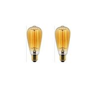 - Lot de 2 ampoule déco filament carbone Edison 25W E27
