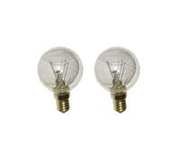 Lot de 2 ampoules E14 40W 300°C Four cuisinière (00057874 00613634 AEG ARISTON HOTPOINT BLAUPUNKT BLOMBERG BOREAL BOSCH BRANDT CANDY CONSTRUCTA CRYSTAL CUISINE PLUS DE DIETRICH DIFFUSION ELECTROLUX EL