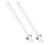 Lot de 2 ampoules fluocompactes 11 W 2 broches, lumière blanche chaude 2700 K, tube en forme de U, ampoule à économie d'énergie, tubes fluorescents 900 lm, convient pour le salon, la chambre à coucher