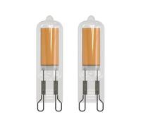Lot De 2 Ampoules RetroLED Culot G9 - Ampoule LED G9 Angle D'Éclairage 250° - Ampoule G9 LED 3,7W - LED Blanche 400 Lumens - Ampoules LED Lumière Blanche Chaude - LED Ampoule - PACK2ALG9400 Xanlite