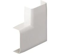 Lot de 2 angles plats blanc pour moulure, H. 3.4 x P.1.5 cm Blanc G