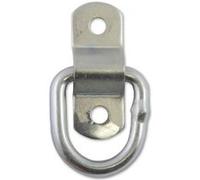 Lot de 2 anneaux acier zingué, L.54 x l.20 x Ep.6.4 mm G