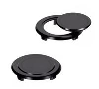 Lot de 2 Anneaux pour Trou de Parasol, Bouchon Insert pour Parasol de Terrasse, Pièce Détachée Standard en Plastique, Noir