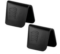 Lot de 2 applicateurs de joints pour réparation de joints de salle de bain - Bandes texturées antidérapantes Contrôle précis 100 x 70 mm (2 pièces, noir)