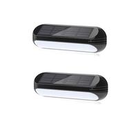 Lot de 2 applique solaire murale