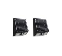 - Lot de 2 appliques solaires déportées + détecteur mouvement IP65