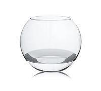 Lot de 2 Aquariums Boule Vase en Verre - Diamètre 23.9 x Hauteur 20 cm. -JUANIO-