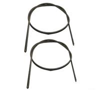 Lot de 2 arbres d'entraînement flexibles Câble intérieur pour coupe-bordure pour Stihl FS38 FS40 FS45 FS50 FSE60 FSE71 FSE81 Pièce de rechange 4130-711-3200 1,23 m Noir pour jardin