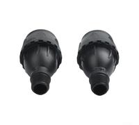 Lot de 2 arroseurs rotatifs de jardin avec buse rotative à 360 degrés réglable en polypropylène - Filetage mâle de 1,27 cm - Débit de 550 l/h - Portée de 4 à 7 m pour pelouse (vert, 350 lH)