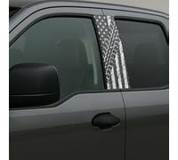 Lot de 2 autocollants colonne B pour film 24 x 46 cm PVC brillant résistant | Revêtement de colonne de porte de voiture, pour l'inspection, le changement d'huile et la maintenance du moteur