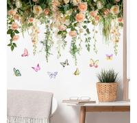 Lot de 2 autocollants muraux en PVC faciles à appliquer et amovibles en vinyle pour chambre à coucher, salon, bureau, crèche, salle de jeux (B)