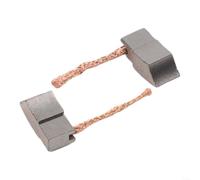 Lot de 2 balais de carbone pour moteur de ventilateur automobile, 2 balais de carbone de rechange avec ressorts et fil, pièces de moteur électronique 6,3 x 8 mm/8,2 x 10 mm