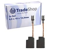 Lot de 2 balais de charbon 6,5 x 10 x 13,5 mm pour meuleuse d'angle Dewalt D 28130 type 4 D 28132 D 28132 D 28132 C D 28133 D 28133 type 1 DWE 46101