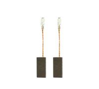 Lot de 2 balais de charbon carbone - 5 x 8 x 17,5 mm - Pour meuleuse d'angle Bosch 1 607 014 176 1 607 014 172 GWS10125 GWS7115 GWS8115 GWS8115C GWS8125
