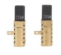 Lot de 2 balais de charbon de rechange pour marteau perforateur PBH 2500 RE, PBH 2100, PBH 2000, numéro de pièce 1619P01777, accessoires métalliques pour réparation et entretien d'outils électriques