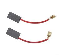 Lot de 2 balais de charbon de rechange pour tronçonneuse Worx WG303e WG307 T17E et T17E - Dimensions : 6,3 mm x 12,5 mm x 24 mm