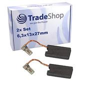 Lot de 2 balais de charbon pour moteur Makita HM1203 HM1213 HM1214 HM1307 HM1317 HR4510C HR4511C HR5210C HR5211C HM1214C