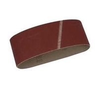 Lot de 2 bandes abrasives pour combiné ponceuse LOPON150-grain 80 LEMAN