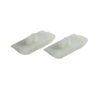 Lot de 2 bandes de guidage de chaîne pour MS460 MS640 MS650 MS660 pour outils électriques d'extérieur en plastique blanc