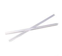 Lot de 2 bandes d'étanchéité transparentes de 50 cm pour porte de douche de 6 mm, 8 mm, 10 mm, 12 mm - Déflecteur d'eau de rechange pour portes en verre et salle de bain - Pas besoin - Facile à