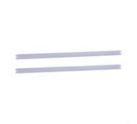Lot de 2 bandes d'étanchéité transparentes de 50 cm pour porte de douche de 6 mm, 8 mm, 10 mm, 12 mm - Déflecteur d'eau de rechange pour portes en verre et salle de bain - Pas besoin - Facile à