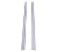 Lot de 2 bandes d'étanchéité transparentes en forme de D pour porte de douche de 6, 8, 10, 12, 15 mm (15 mm)