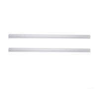 Lot de 2 bandes d'étanchéité transparentes pour porte de douche 50 cm pour verre de 14/17/23 mm - Joint inférieur réglable pour arrêter les fuites dans les salles de bains (14 mm)