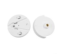 Lot de 2 bases de caméra pour Eufy Security SpaceView Pro 720p, compatible avec système de caméra de sécurité pour bébé, support mural, blanc